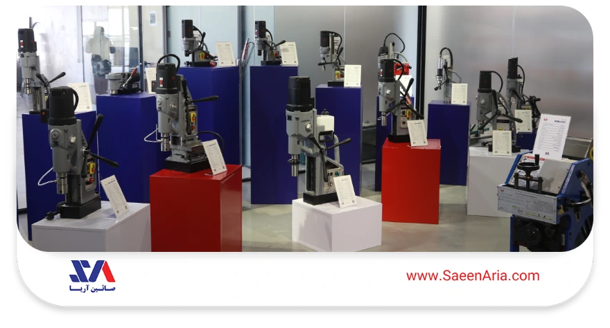 نمایشگاه دائمی محصولات یوروبور در شرکت صائین آریا